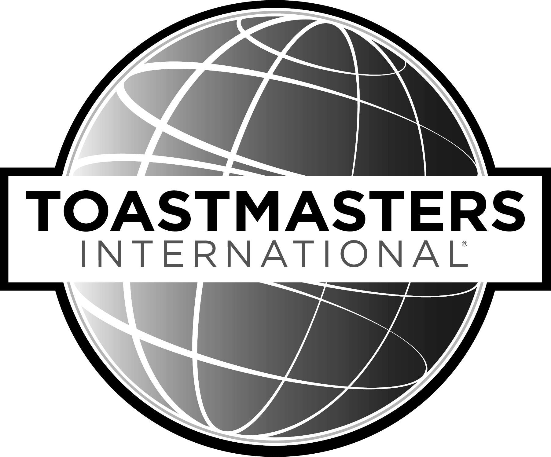 Toastmasters Gray Scale Logo